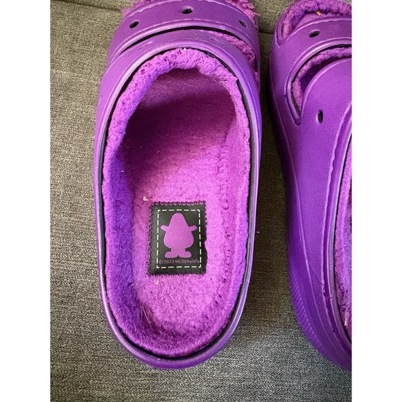 McDonald's x Crocs Grimace Cozzzy Sandals, Limited Edition Collaboration M8 W10 - Picture 2 of 6